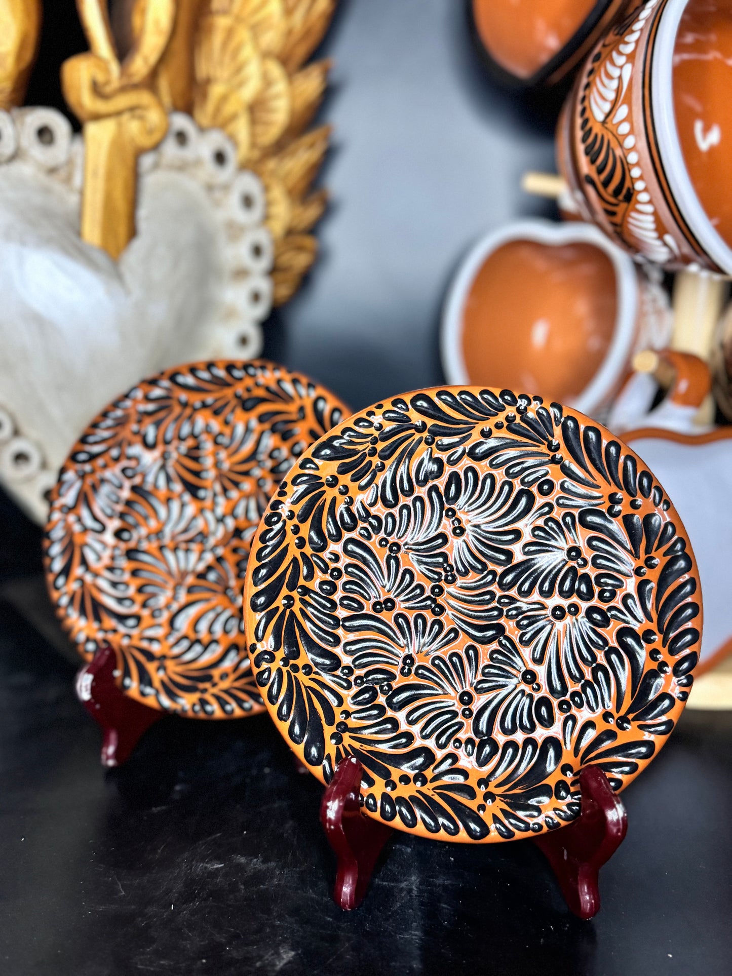 Round talavera plate 6 inch