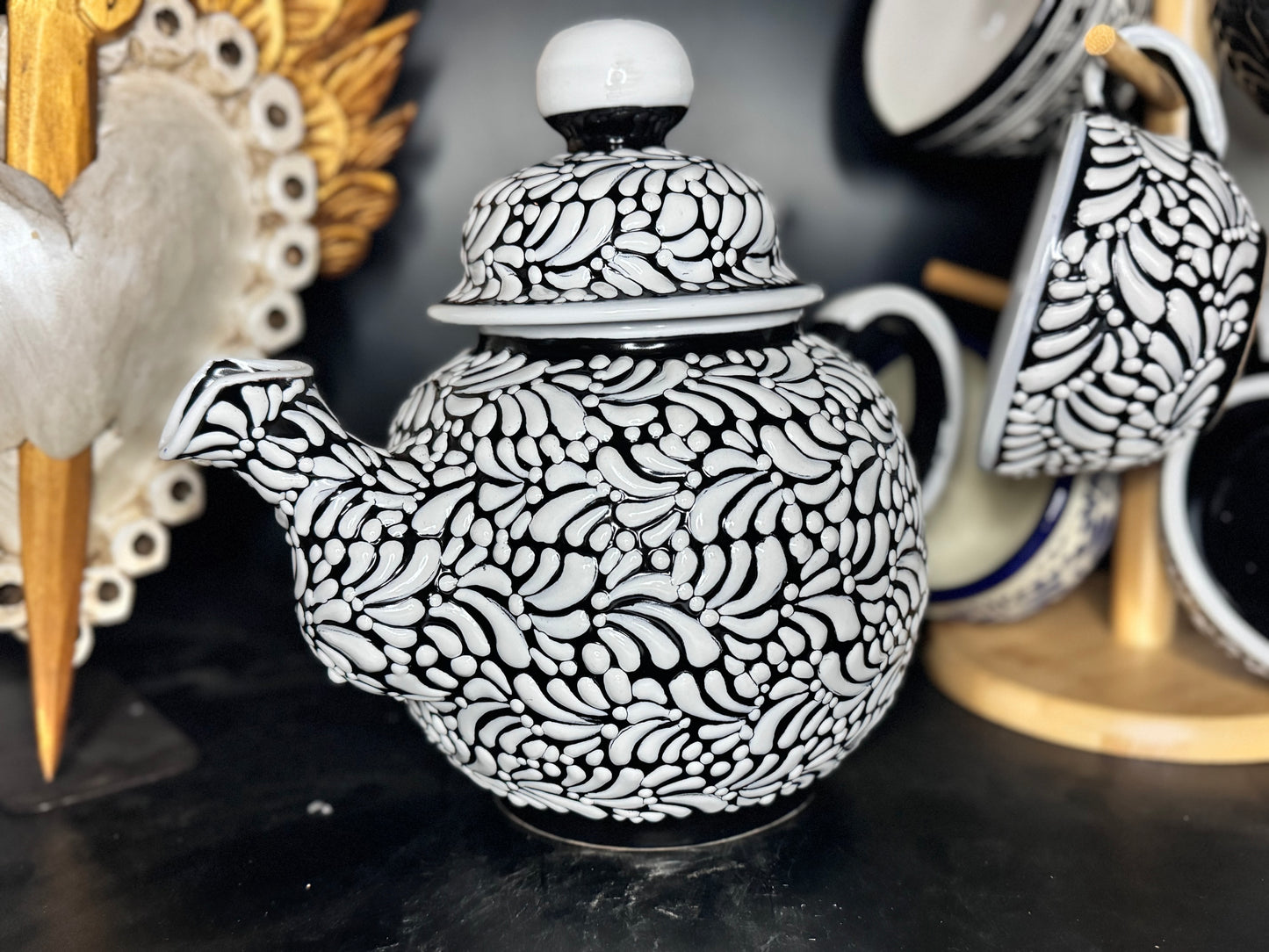 Talavera teapot