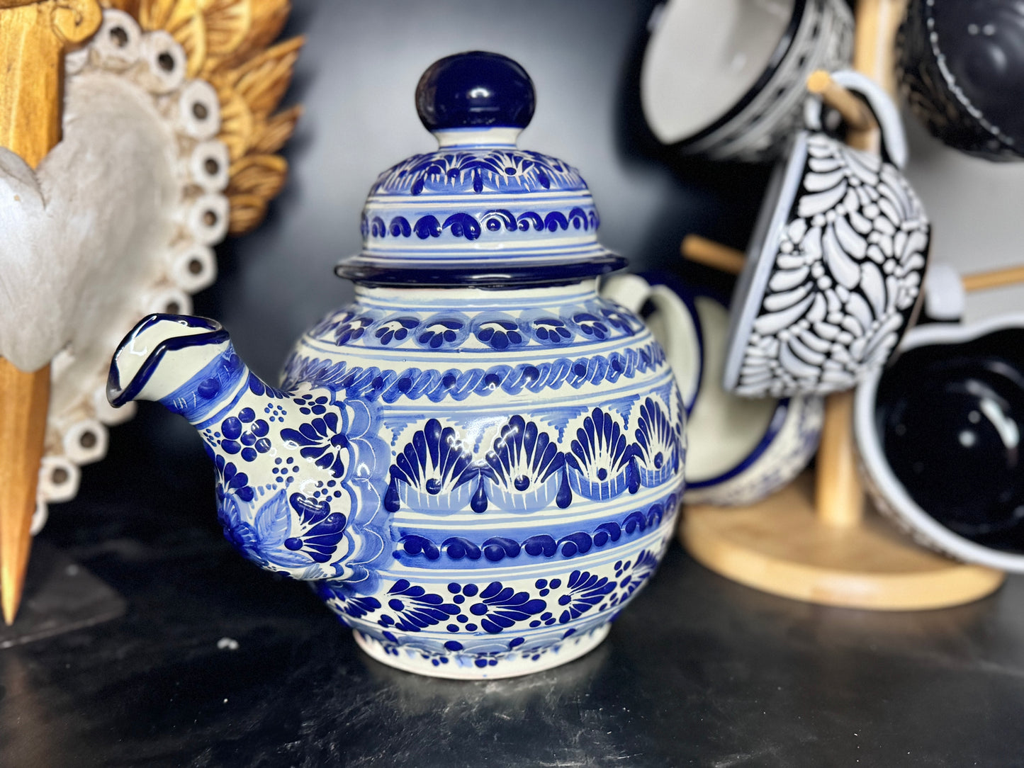 Talavera teapot