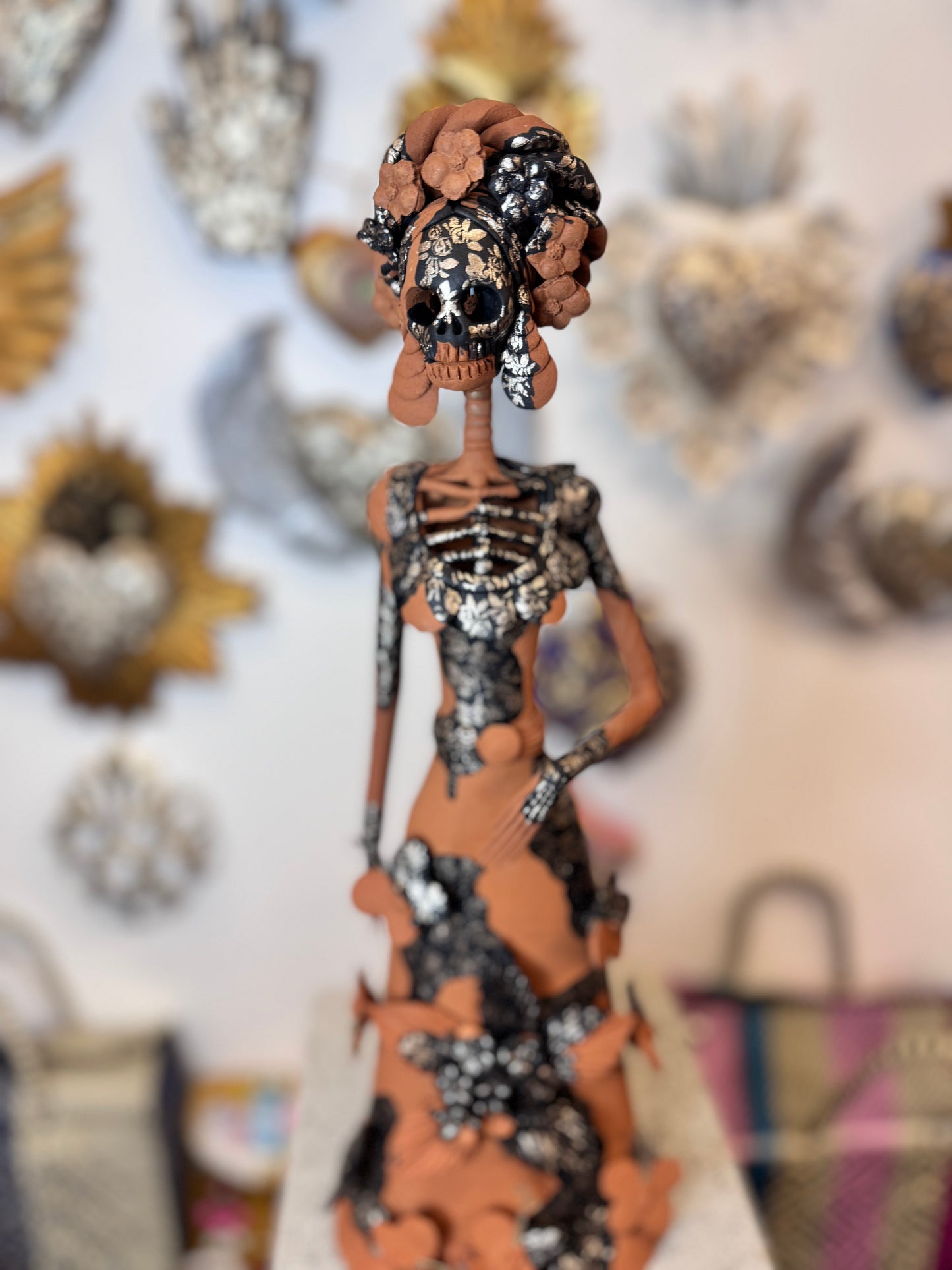 Large Monarch butterfly Catrina natural 001