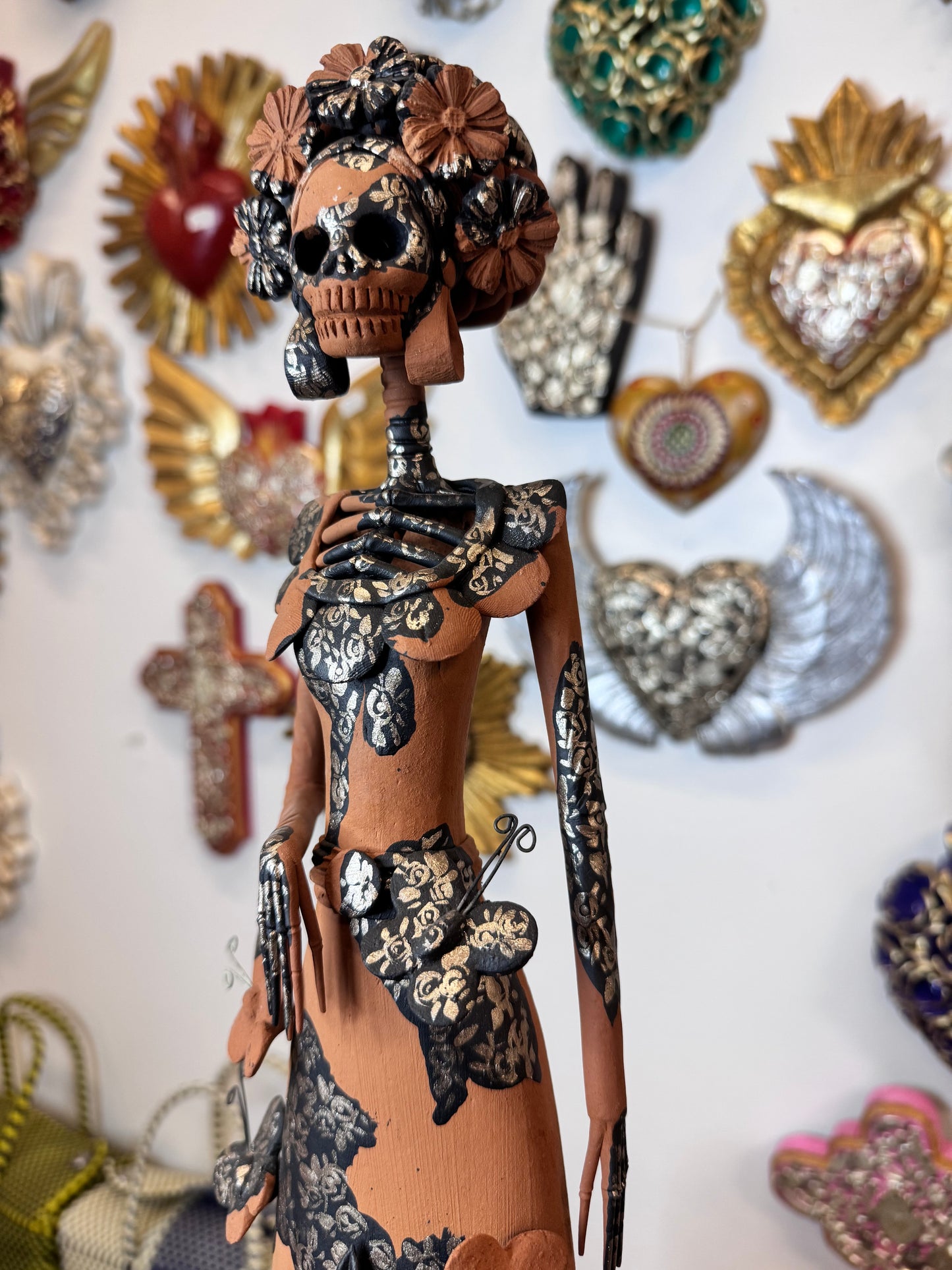 Large Monarch butterfly Catrina natural 002