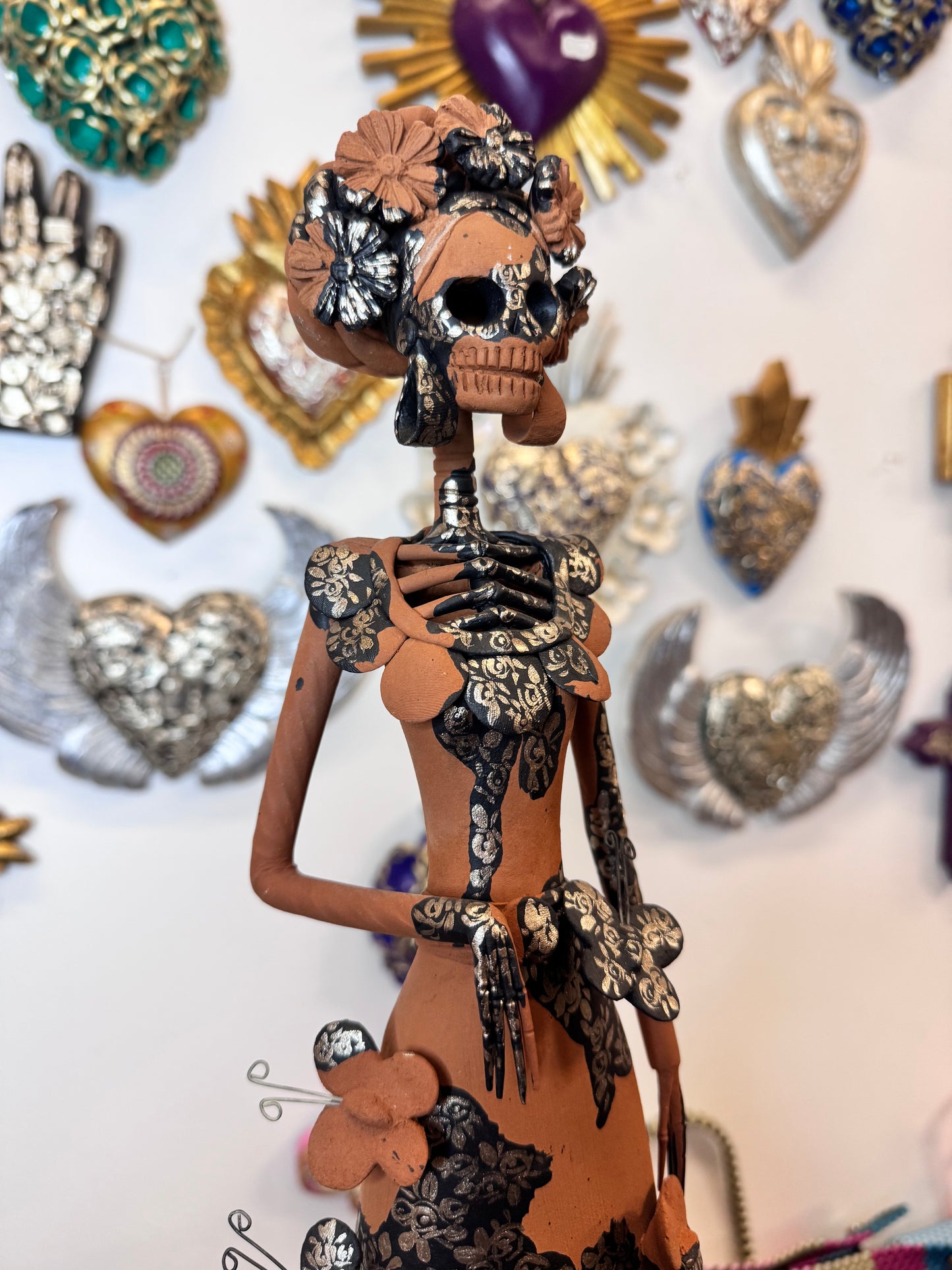 Large Monarch butterfly Catrina natural 002