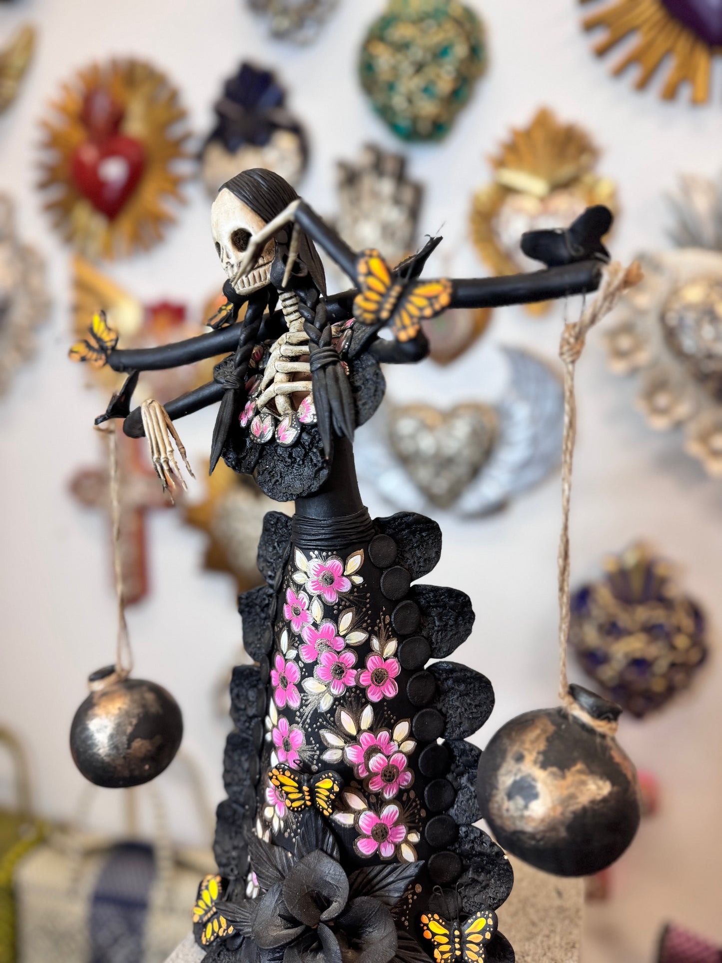 Butterflied cantarito catrina