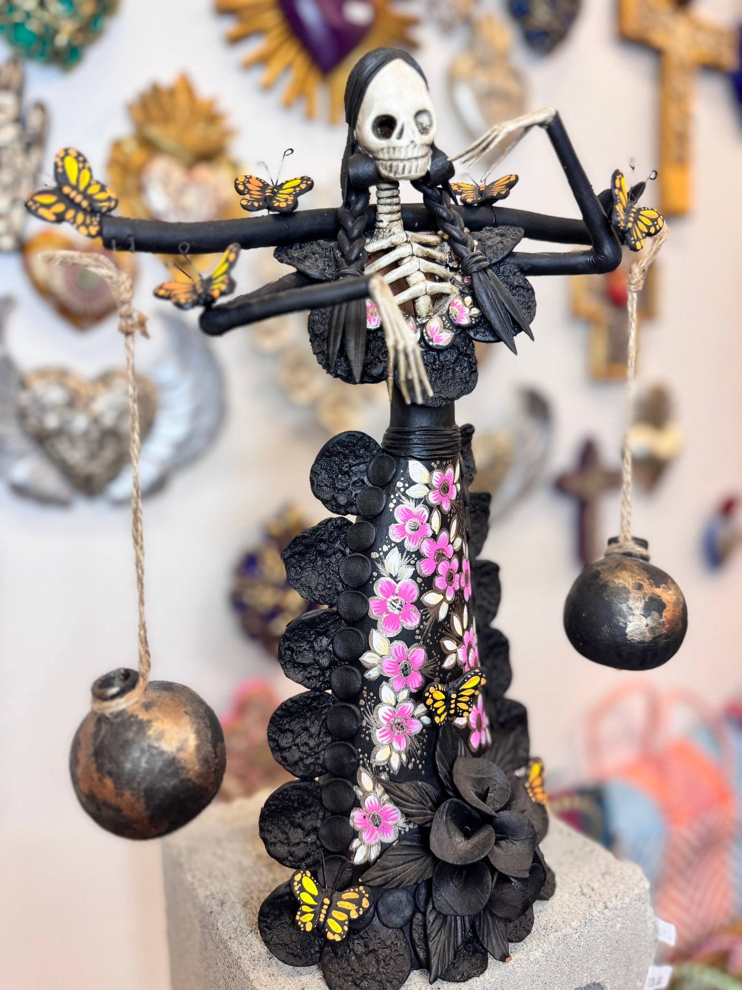 Butterflied cantarito catrina