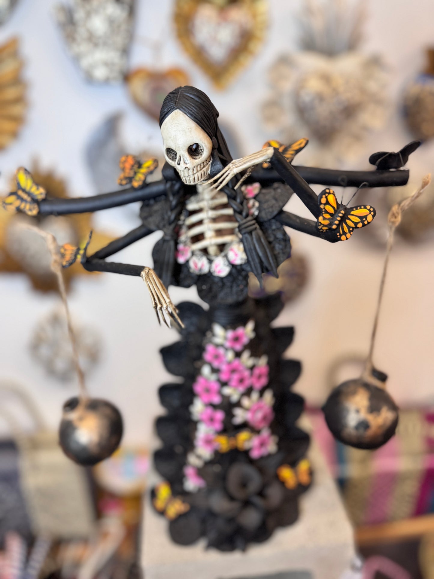 Butterflied cantarito catrina