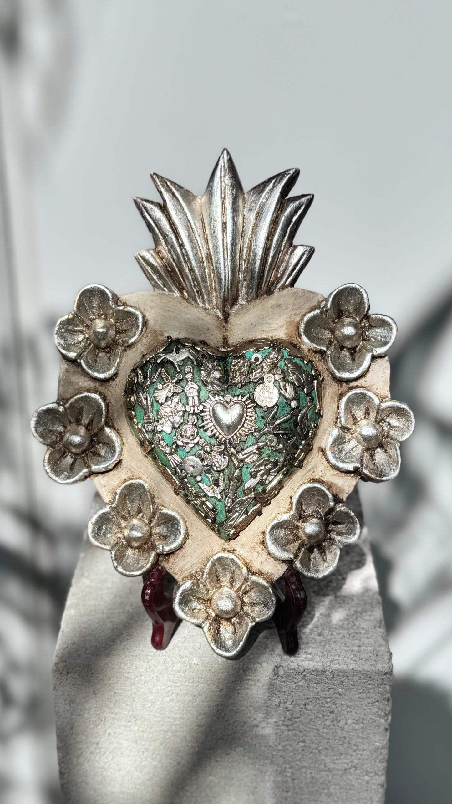 Corazon rosas