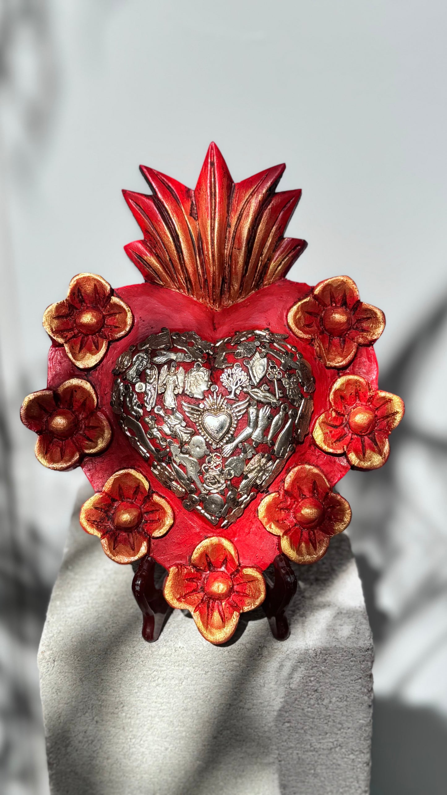 Corazon rosas