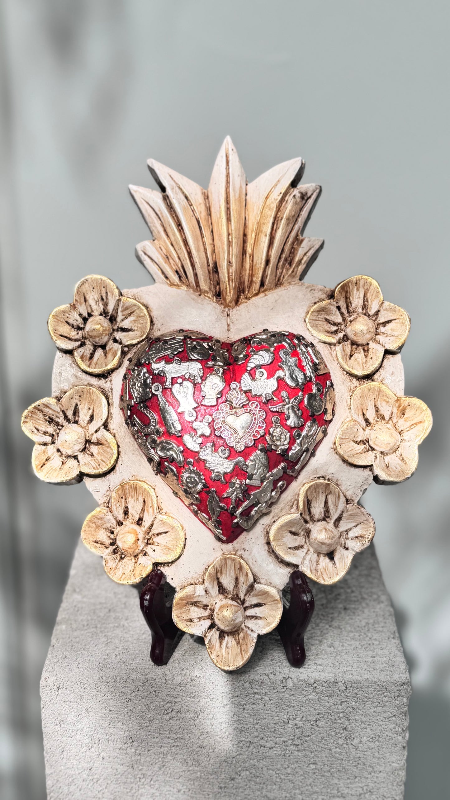 Corazon rosas