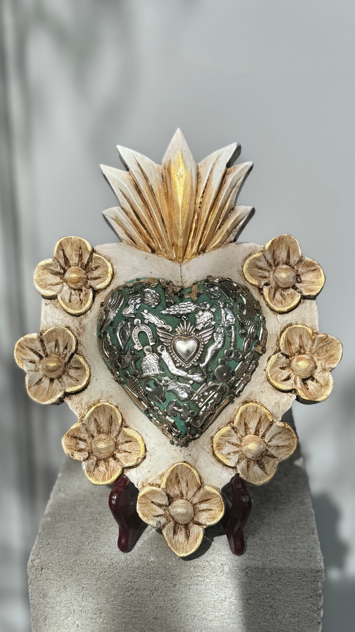 Corazon rosas