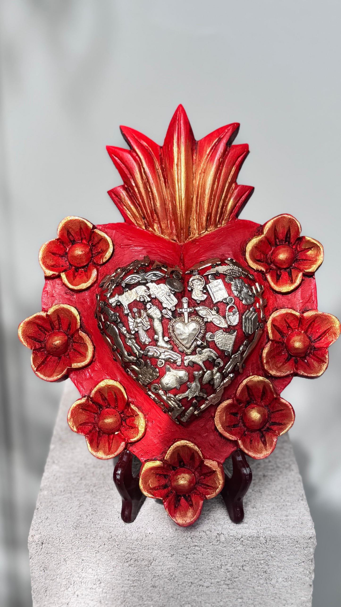 Corazon rosas