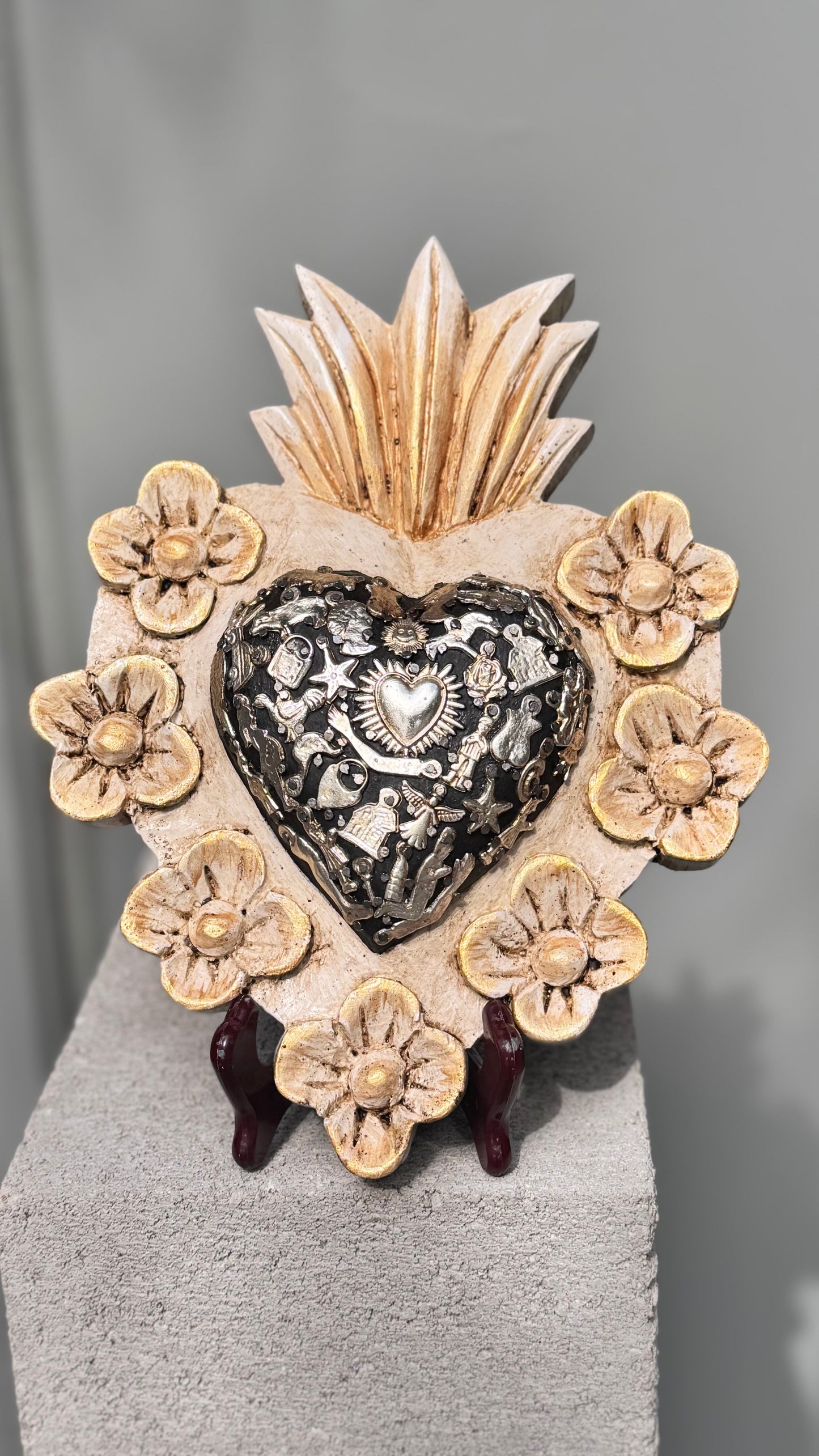 Corazon rosas