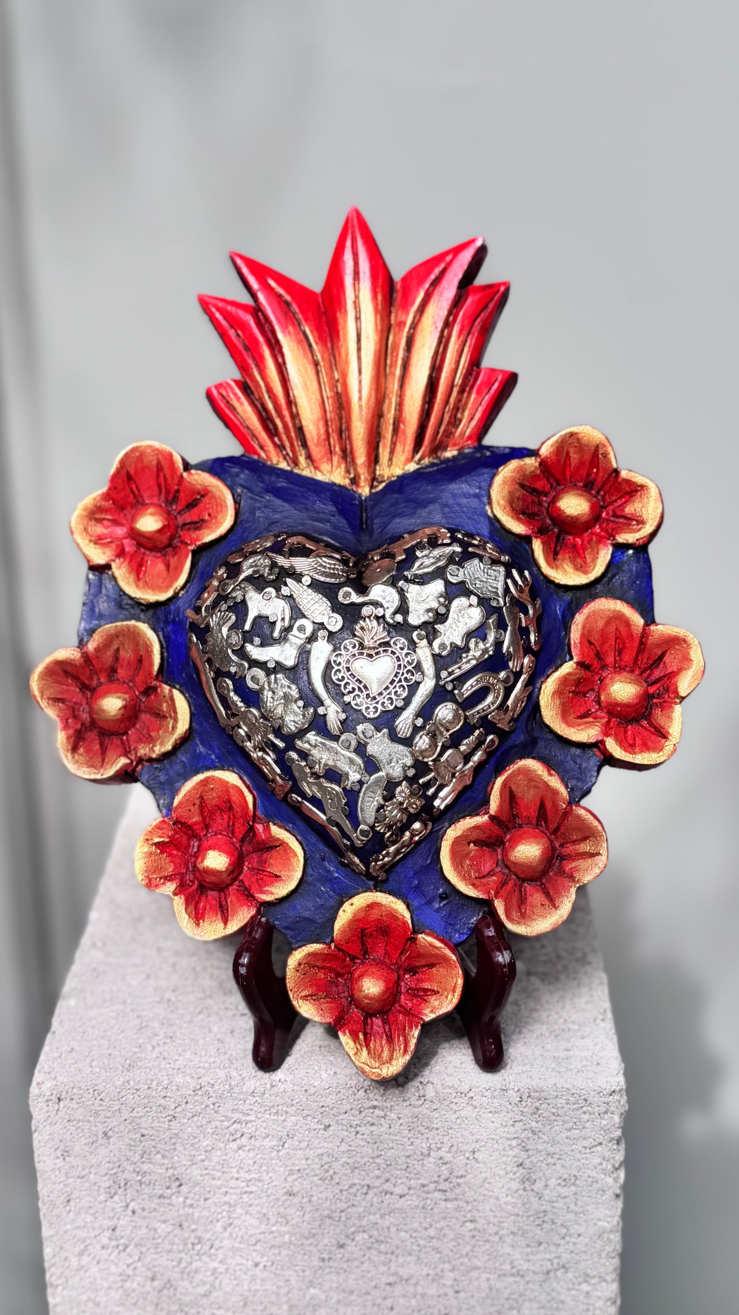 Corazon rosas