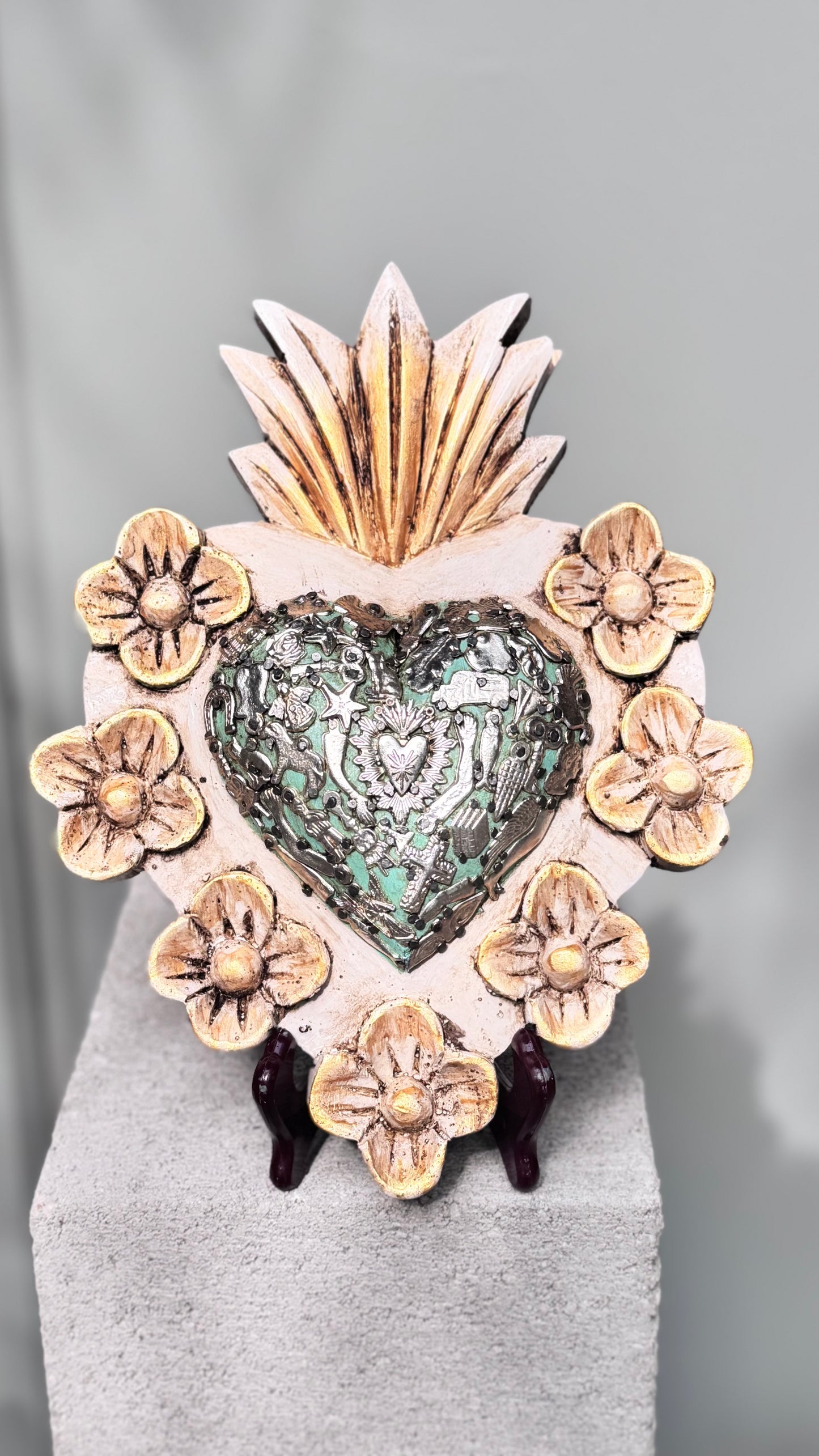 Corazon rosas