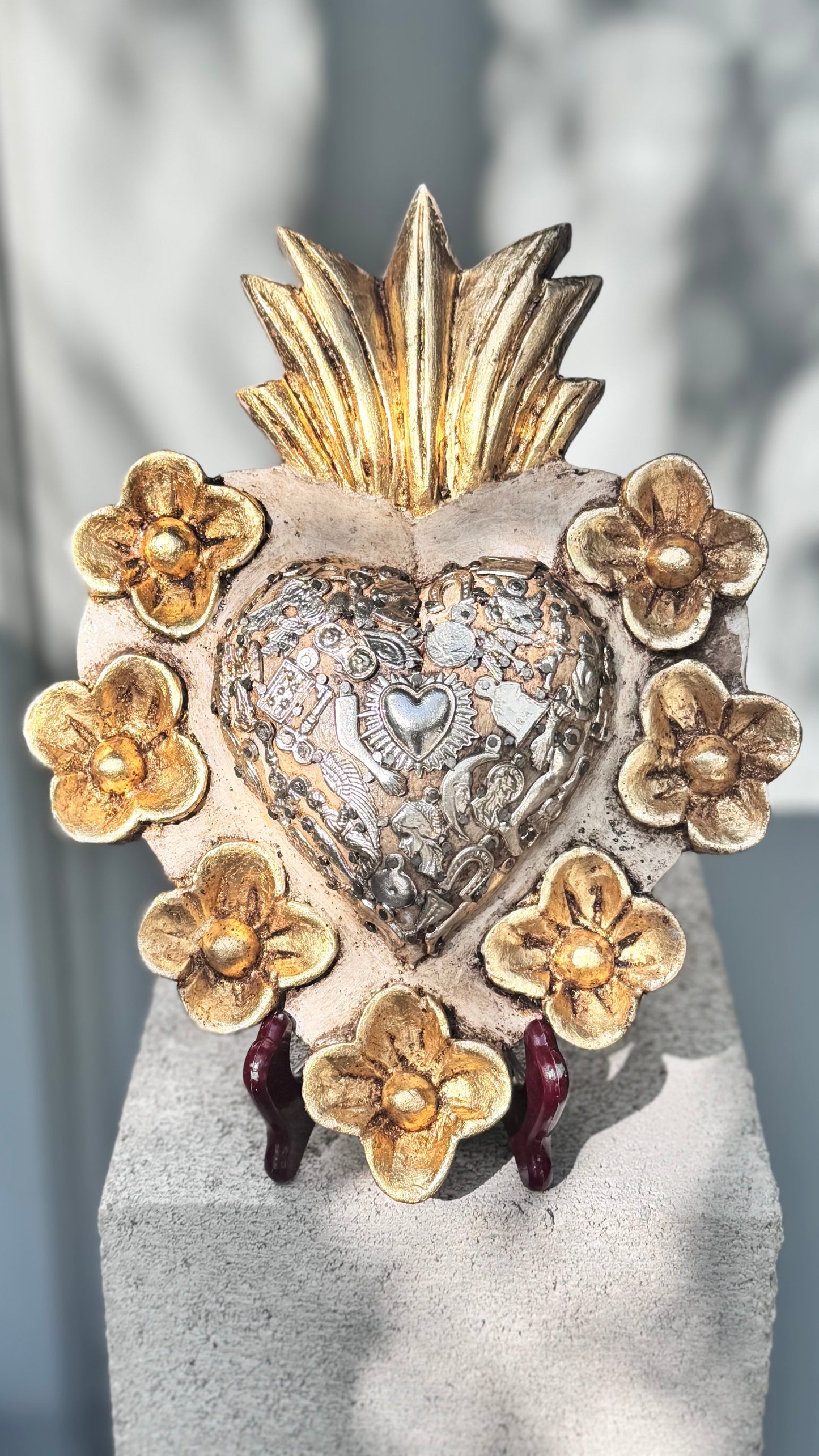 Corazon rosas