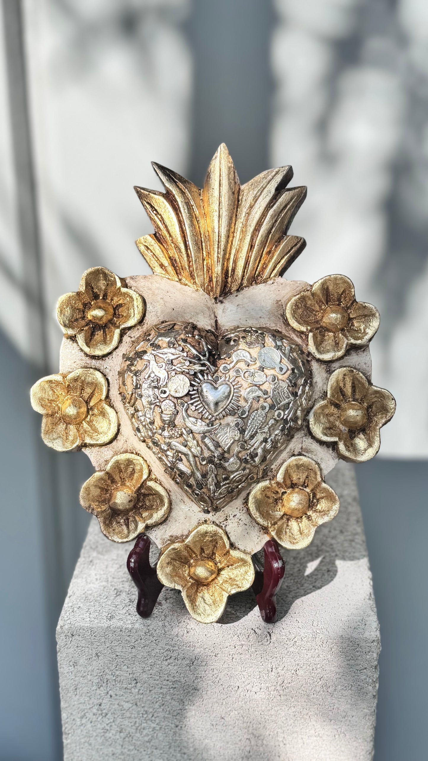 Corazon rosas