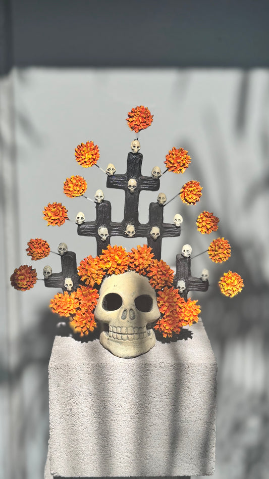 Marigold skull