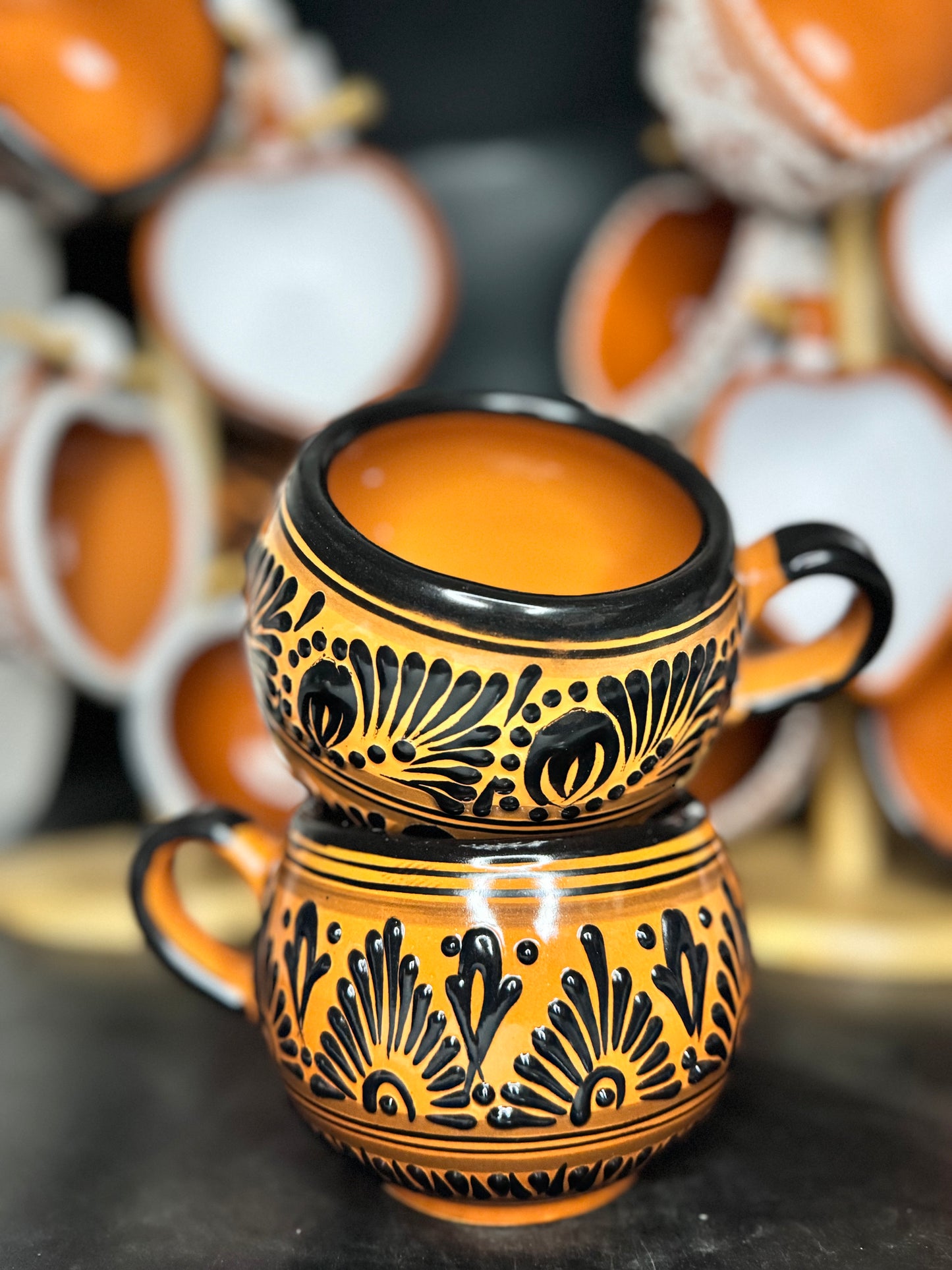 Round Talavera mug