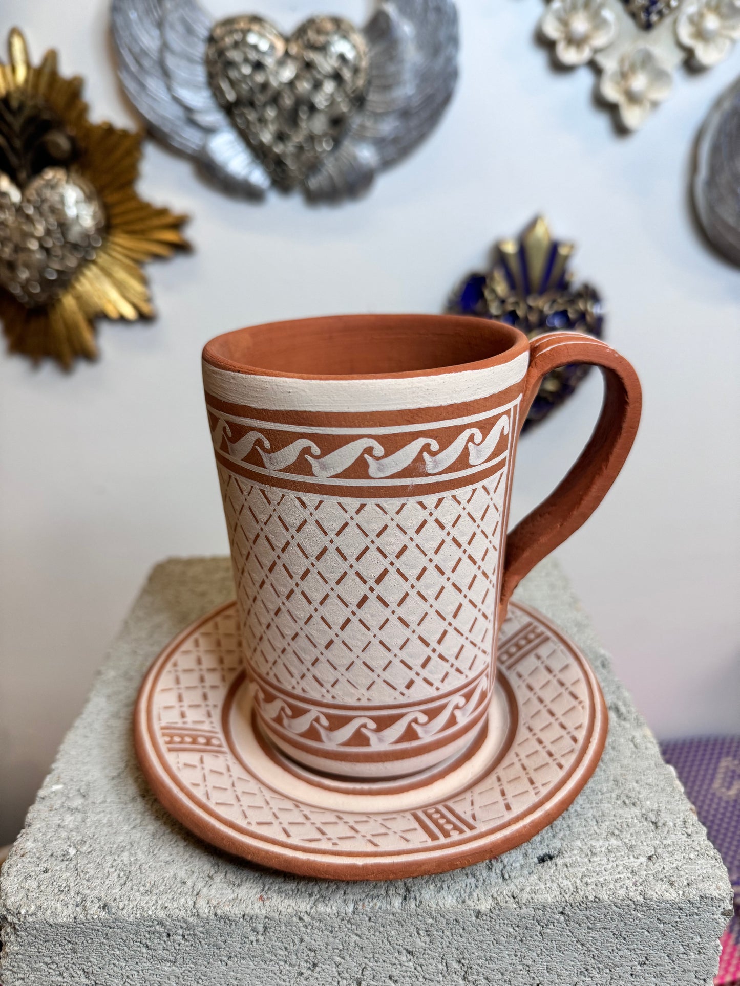 Tall Tzintzuntzan mug